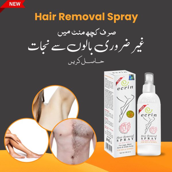 Ecrin Hair Removal Spray – Instant, Painless & Smooth Skin Solution