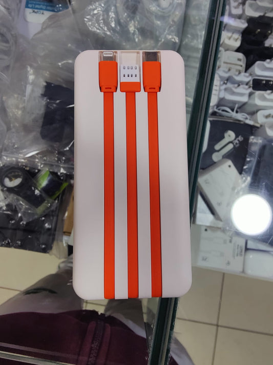 ⚡ Marten 20,000mAh Fast Charging Power Bank | Built-in Cables for Lightning, Type-C & Micro USB 🔋