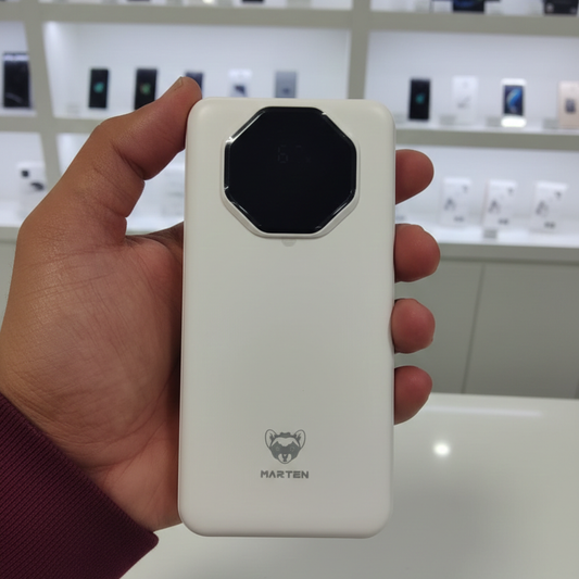 ⚡ Marten 20,000mAh Fast Charging Power Bank | Built-in Cables for Lightning, Type-C & Micro USB 🔋
